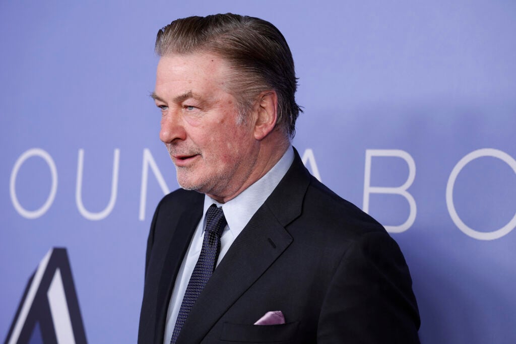 Alec Baldwin attends The Roundabout Gala 2023 at The Ziegfeld Ballroom on March 06, 2023 in New York City. 