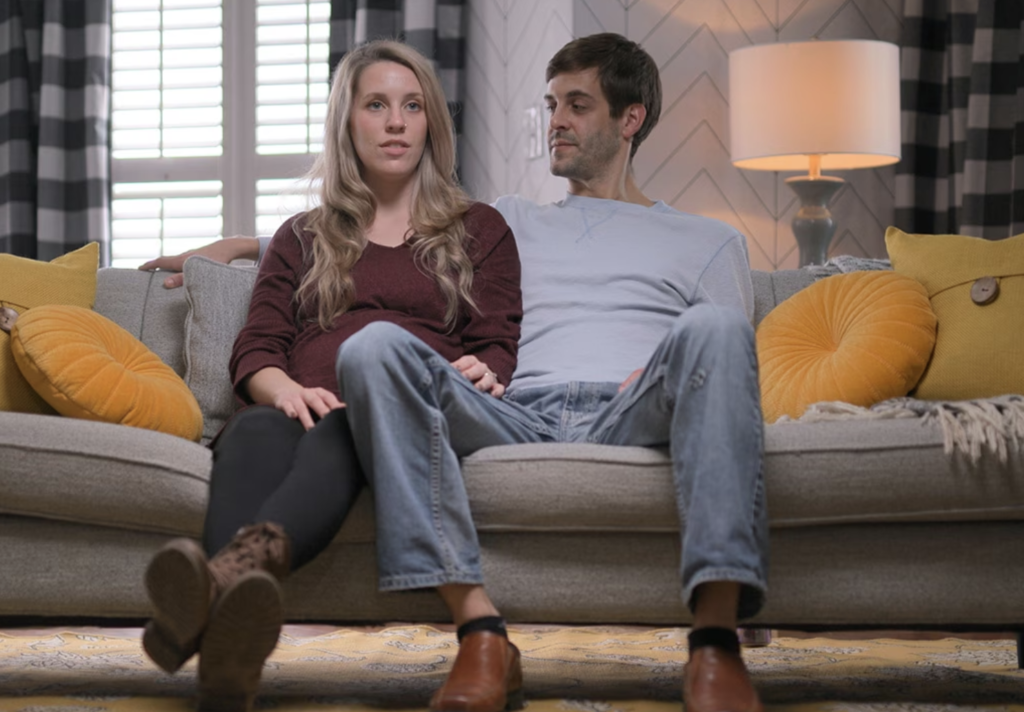 Jill Duggar tells her story during an appearance in a documentary about her family.