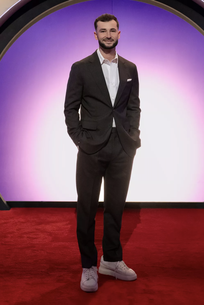Nick Dorka appears on the Love Is Blind Season 7 reunion.