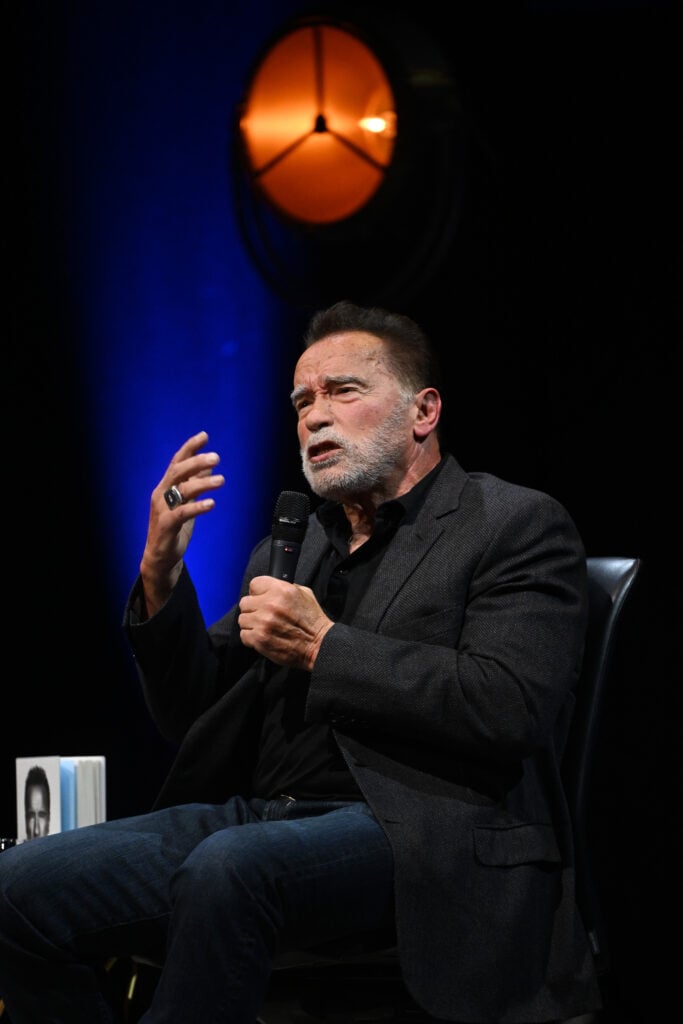 Arnold Schwarzenegger in late October of 2023.