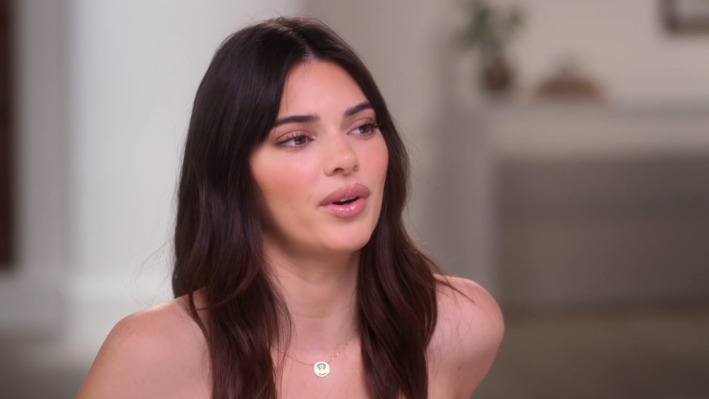 Kendall Jenner on The Kardashians.