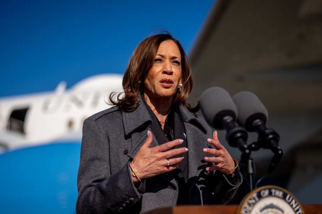 Vice President Kamala Harris on November 1, 2024.