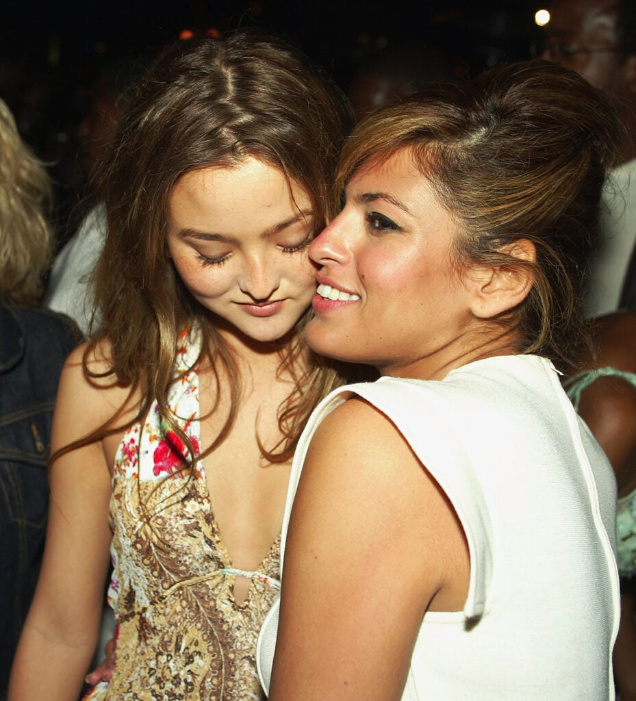 Devon Aoki and Eva Mendes in 2003.