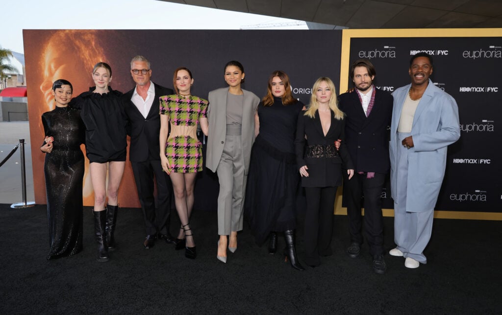 The Euphoria cast and showrunner in 2022.