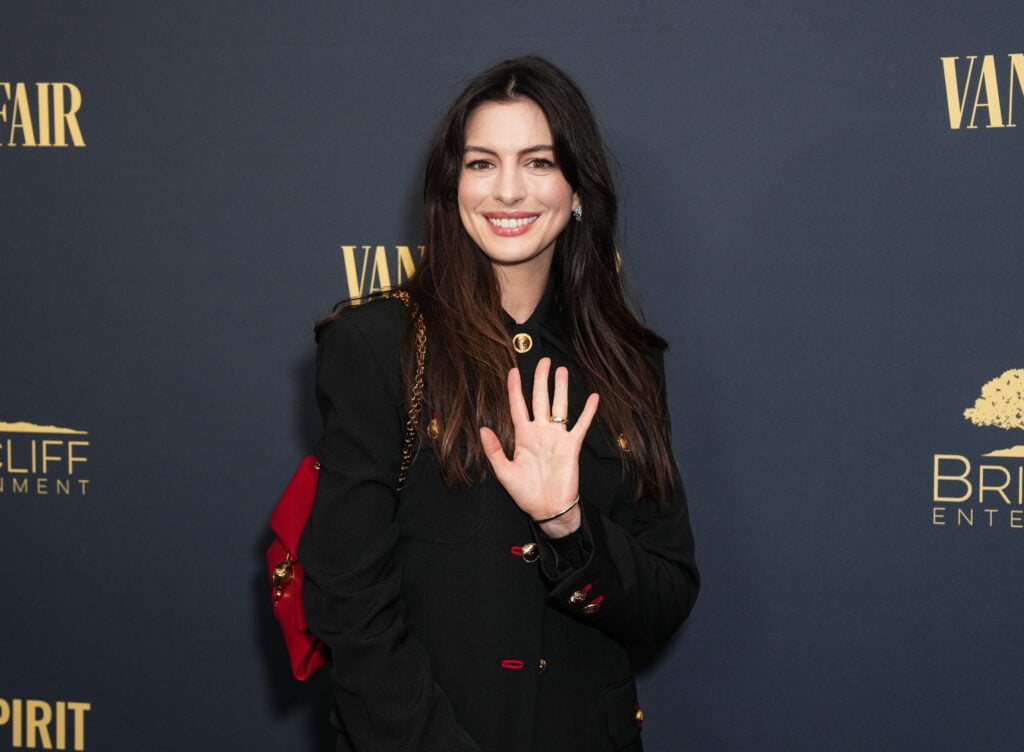 Anne Hathaway on Ocotober 8, 2024.