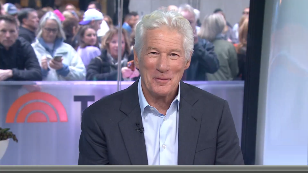 Richard Gere on The Today Show on 20 November 2024.