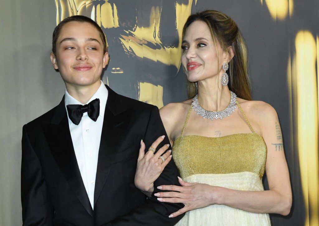 16-year-old Knox and mom Angelina Jolie on November 17, 2024.