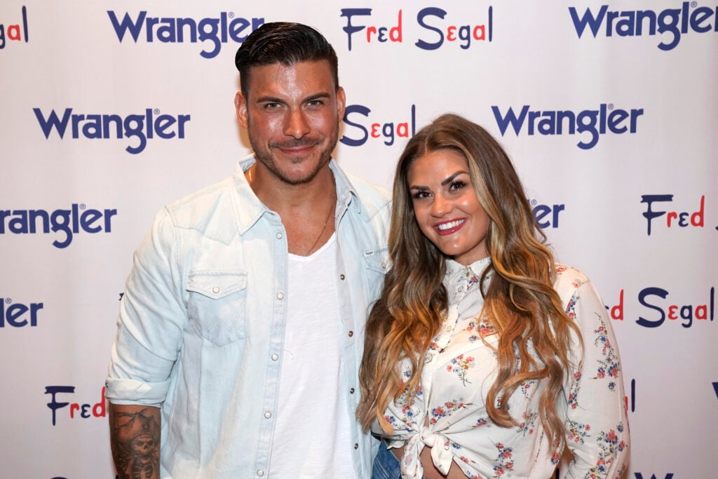 Jax Taylor and Brittany Cartwright attend âA Ride Through the Agesâ: Wrangler Capsule Collection Launch at Fred Segal Sunset at Fred Segal on September 19, 2019 in Los Angeles, California.