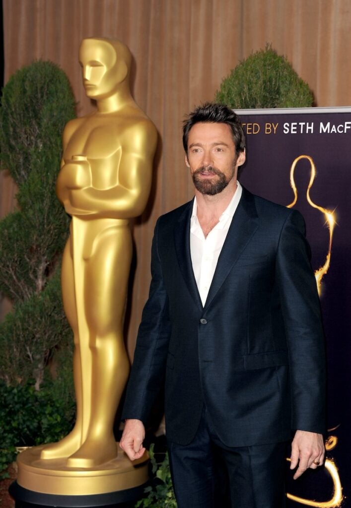 Hugh Jackman attends the 85th Academy Awards Nominations Luncheon at The Beverly Hilton Hotel on February 4, 2013 in Beverly Hills, California.