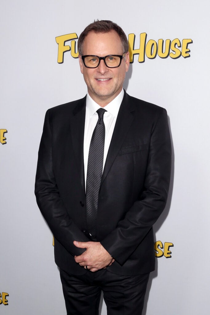 Actor Dave Coulier  attends the premiere of Netflix's "Fuller House" at Pacific Theatres at The Grove on February 16, 2016 in Los Angeles, California.  