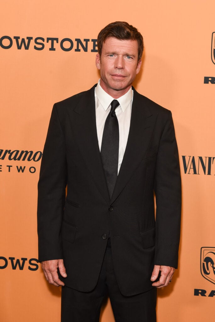 Taylor Sheridan attends the premiere of Paramount Pictures' "Yellowstone" at Paramount Studios on June 11, 2018 in Hollywood, California.