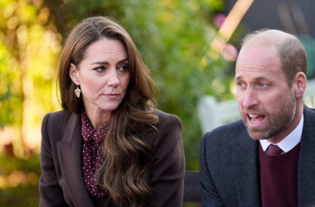 Kate Middleton and Prince William on October 10, 2024.