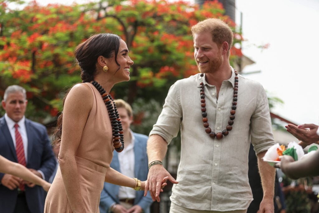 Prince Harry and Meghan Markle in Nigeria in May 2024.