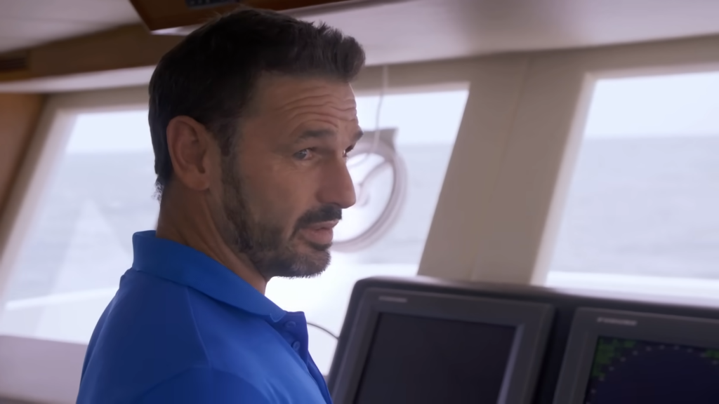 A Below Deck Down Under screenshot of Jason Chambers.