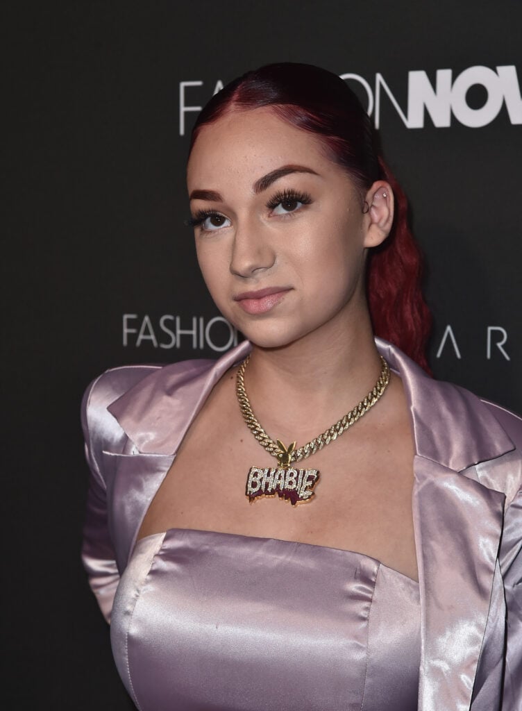Bhad Bhabie attends the Fashion Nova x Cardi B Collaboration Launch Event at Boulevard3 on November 14, 2018 in Hollywood, California.
