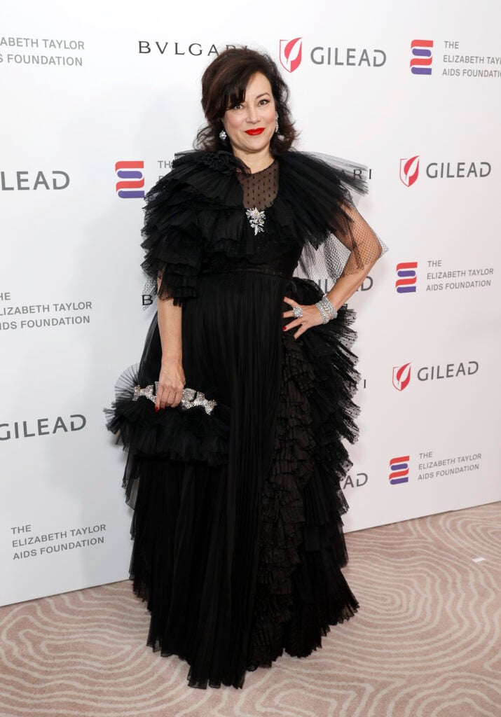 Jennifer Tilly attends The Elizabeth Taylor Ball to End AIDS at The Beverly Hills Hotel on September 21, 2023 in Beverly Hills, California.