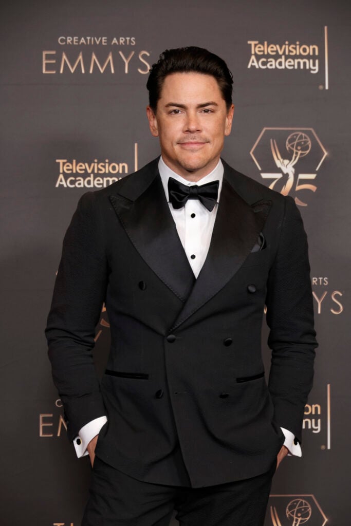 Tom Sandoval attends the 2024 Creative Arts Emmys at Peacock Theater on January 07, 2024 in Los Angeles, California. 