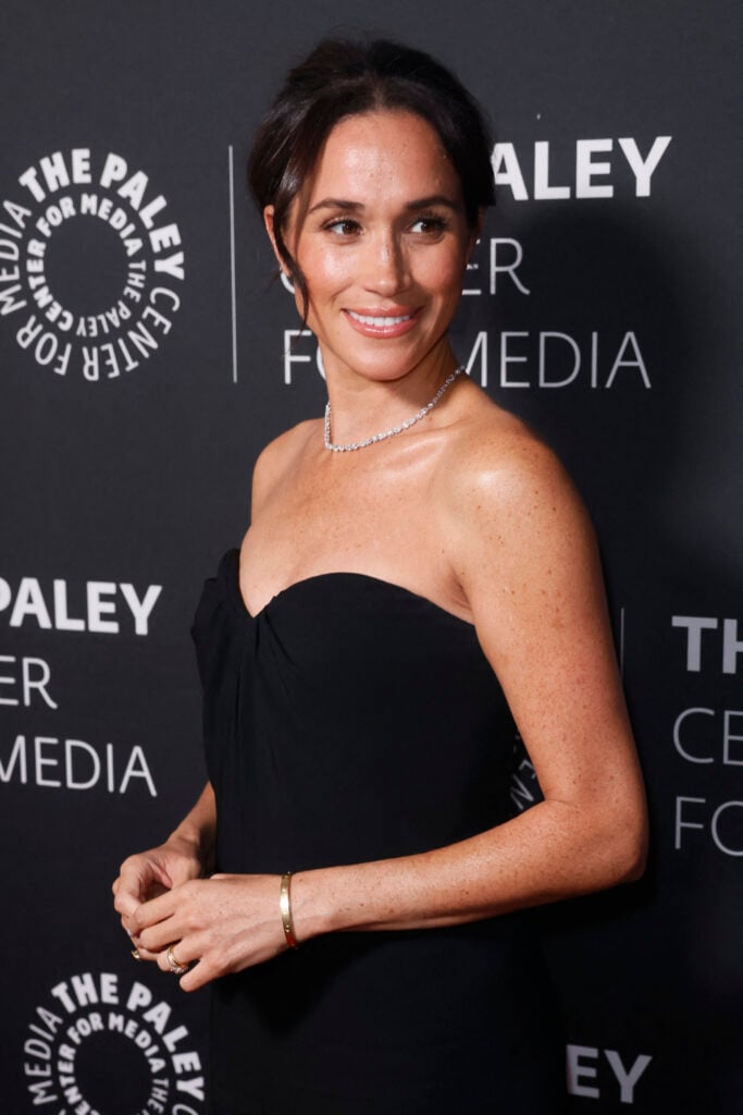 Meghan, Duchess of Sussex arrives for The Paley Center for Media gala honoring actor and director Tyler Perry, at the Beverly Wilshire Hotel in Beverly Hills on December 4, 2024. 