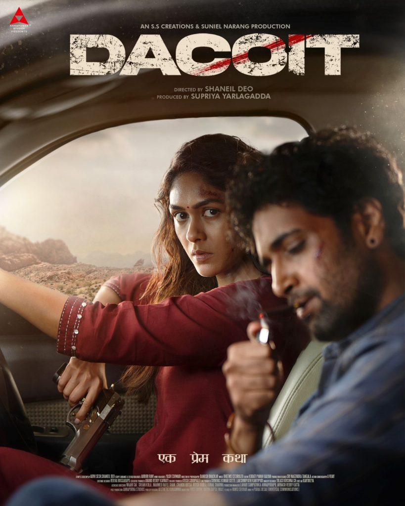 Adivi Sesh and Mrunal Thakur in Dacoit