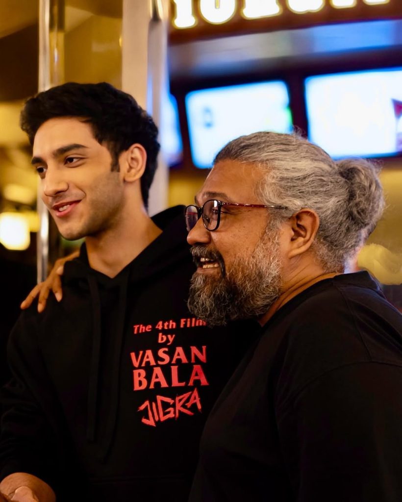 Jigra Director Vasan Bala with Vedang Raina