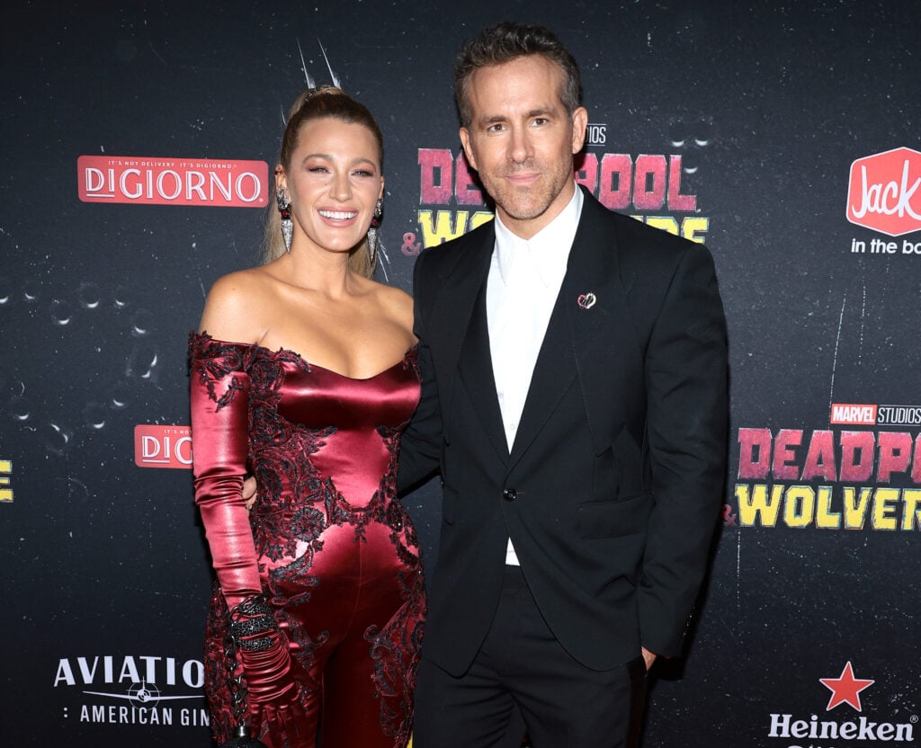 Blake Lively and Ryan Reynolds on July 22, 2024.