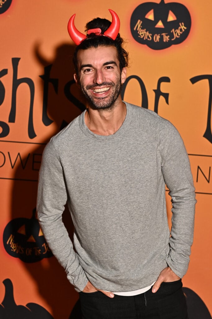 Justin Baldoni in an open and honest costume on October 8, 2022.