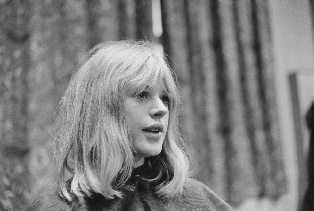 English actress and singer Marianne Faithfull, UK, 6th November 1970.