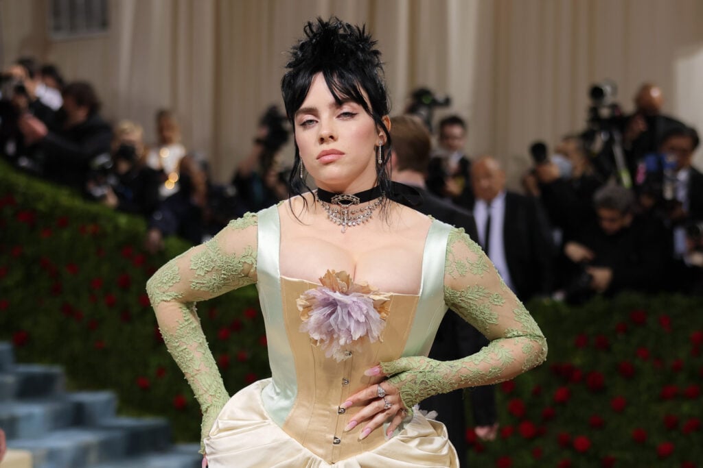 Billie Eilish attends The 2022 Met Gala Celebrating "In America: An Anthology of Fashion" at The Metropolitan Museum of Art on May 02, 2022 in New York City.