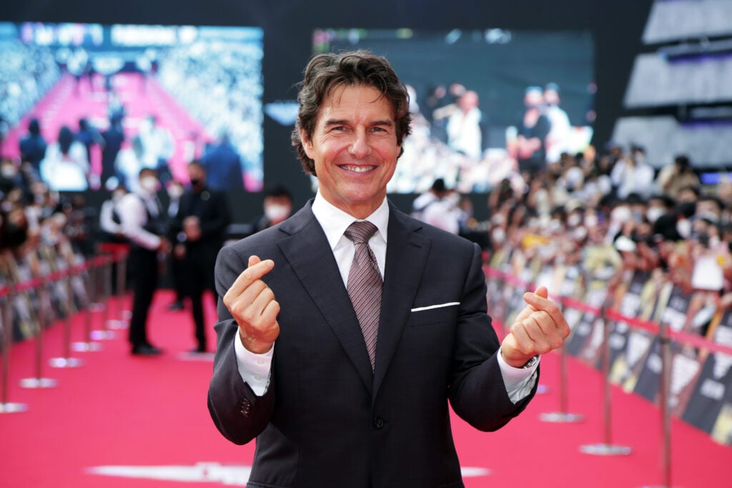 Tom Cruise attends the Korea Red Carpet for "Top Gun: Maverick" at Lotte World on June 19, 2022 in Seoul, South Korea. 