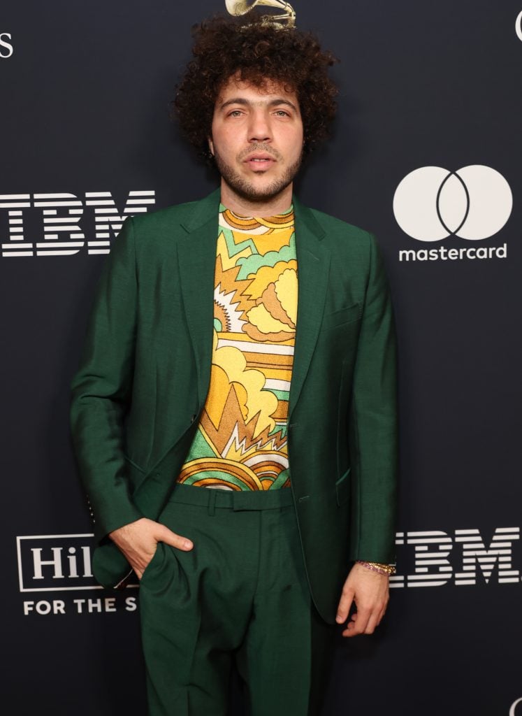 Benny Blanco attends the 66th GRAMMY Awards Pre-GRAMMY Gala & GRAMMY Salute to Industry Icons Honoring Jon Platt at The Beverly Hilton on February 03, 2024 in Beverly Hills, California.