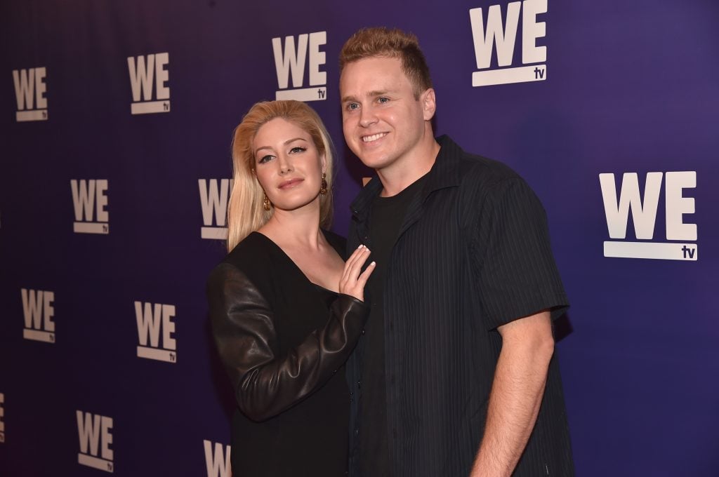 Spencer Pratt and Heidi Montag attend the WE tv presents "The Evolution of The Relationship Reality Show" at The Paley Center for Media on March 19, 2015 in Beverly Hills, California.