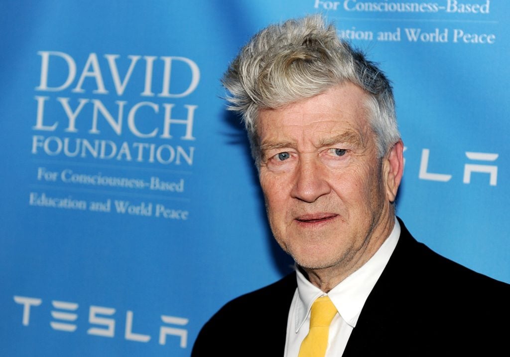 Director David Lynch arrives at the David Lynch Foundation Gala Honoring Rick Rubin at the Beverly Wilshire Hotel on February 27, 2014 in Beverly Hills, California.  