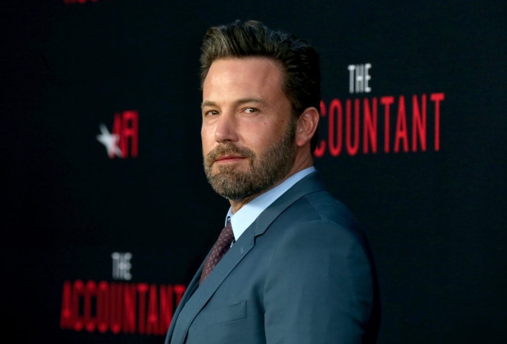 Actor Ben Affleck attends the premiere of Warner Bros Pictures' "The Accountant" at TCL Chinese Theatre on October 10, 2016 in Hollywood, California.
