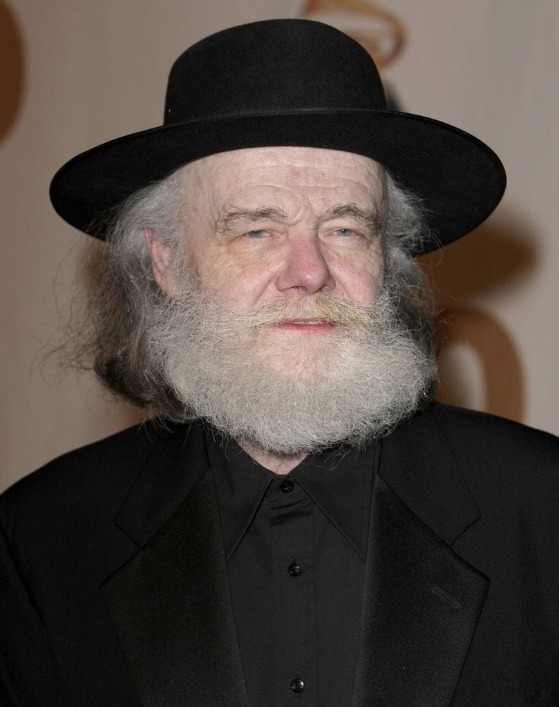 Musician Garth Hudson arrives at The Recording Academy's Special Merit Awards ceremony held at the Wilshire Ebell Theater on February 9, 2008 in Los Angeles, California.
