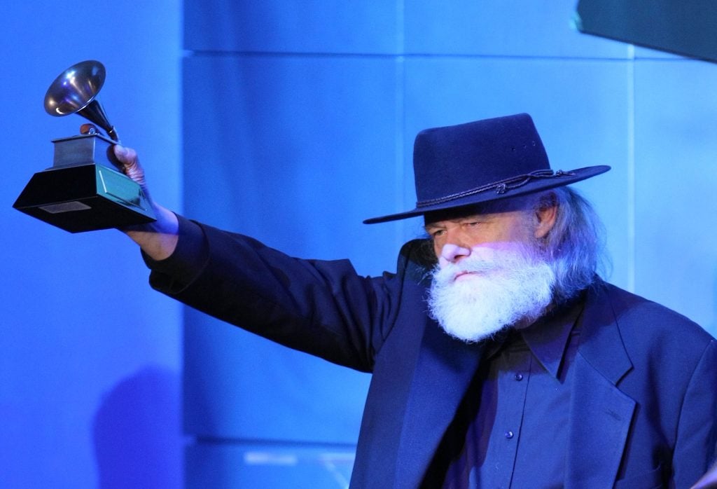 Musician Garth Hudson attends The Recording Academy's Special Merit Awards ceremony held at the Wilshire Ebell Theater on February 9, 2008 in Los Angeles, California.