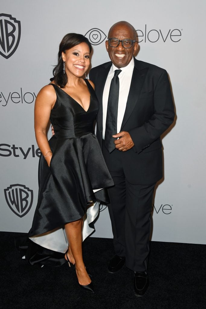 TV personalities Sheinelle Jones and Al Roker attend the 19th Annual Post-Golden Globes Party hosted by Warner Bros. Pictures and InStyle at The Beverly Hilton Hotel on January 7, 2018 in Beverly Hills, California.