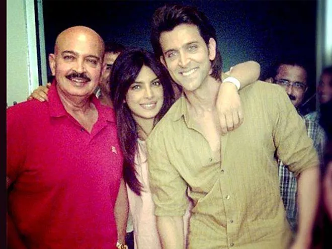 Rakesh Roshan, Priyanka Chopra, Hrithik Roshan