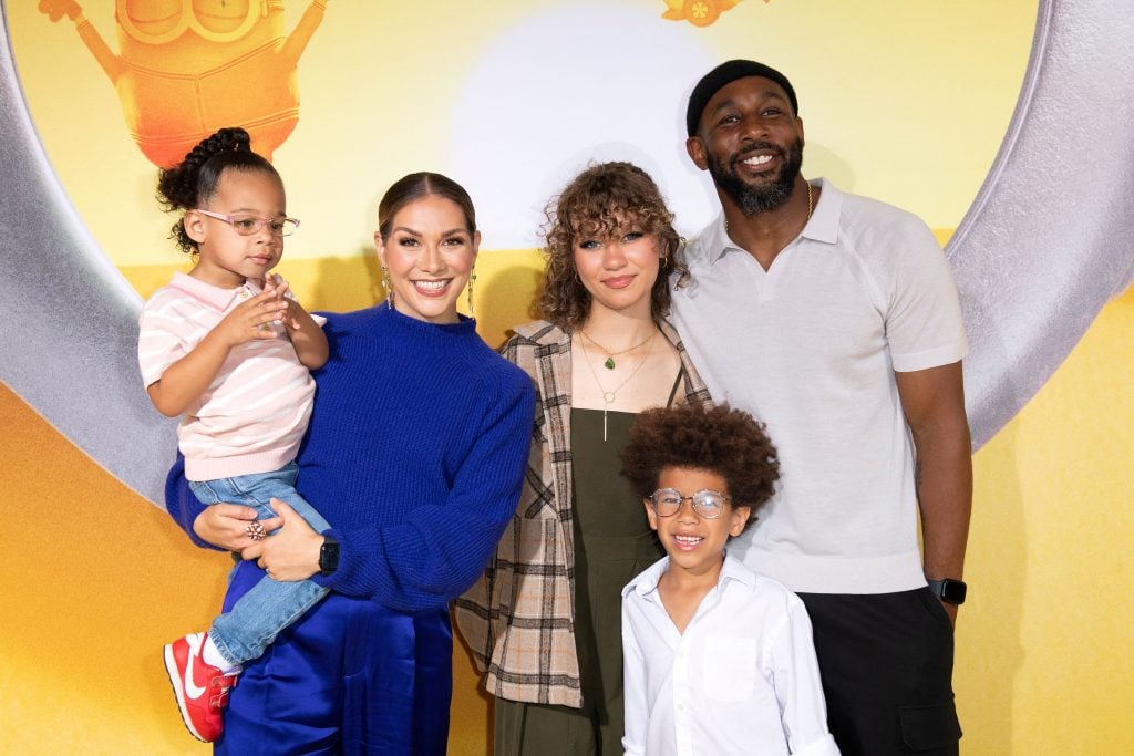 Allison Holker, late husband Stephen 'tWitch' Boss, and their children in June of 2022.