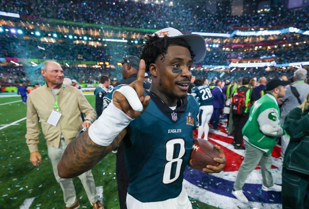 CJ Gardner-Johnson at the Super Bowl on February 9, 2025.
