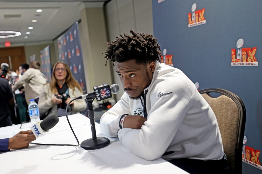 CJ Gardner-Johnson on February 5, 2025.