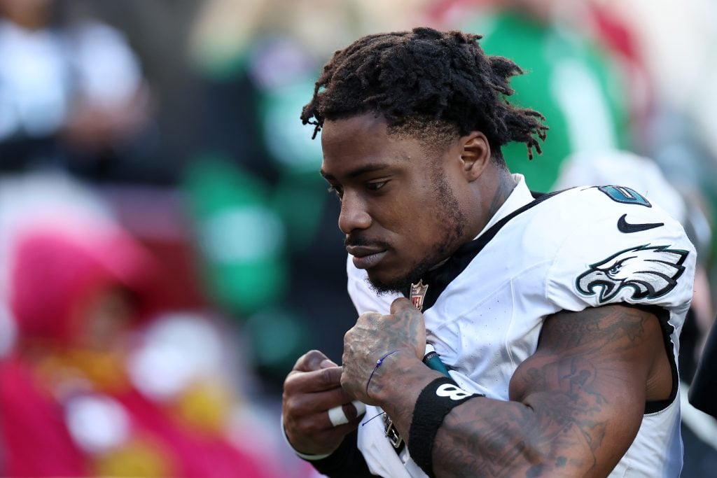 CJ Gardner-Johnson of the Philadelphia Eagles sportsball team on December 22, 2024.