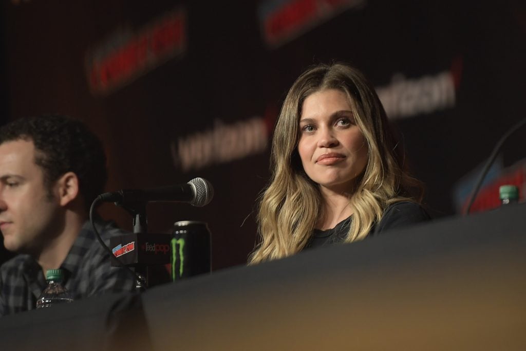 Danielle Fishel on October 5, 2018.