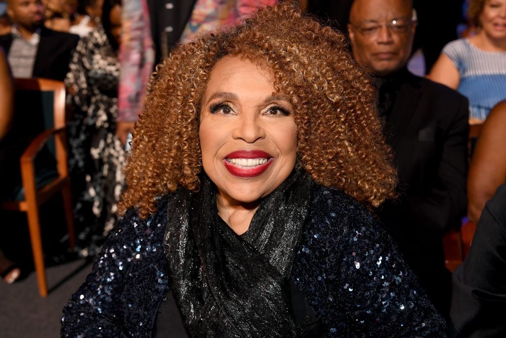 Roberta Flack smiles in 2017.
