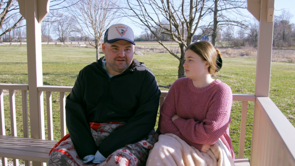 Gary Shirley and then-14-year-old Leah Shirley on Teen Mom.