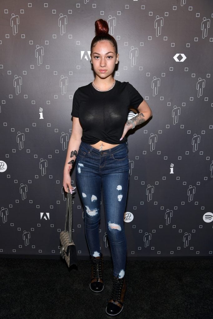 Bhad Bhabie is seen as Spotify presents The Billie Eilish Experience at The Stalls at Skylight Row on March 28, 2019 in Los Angeles, California.