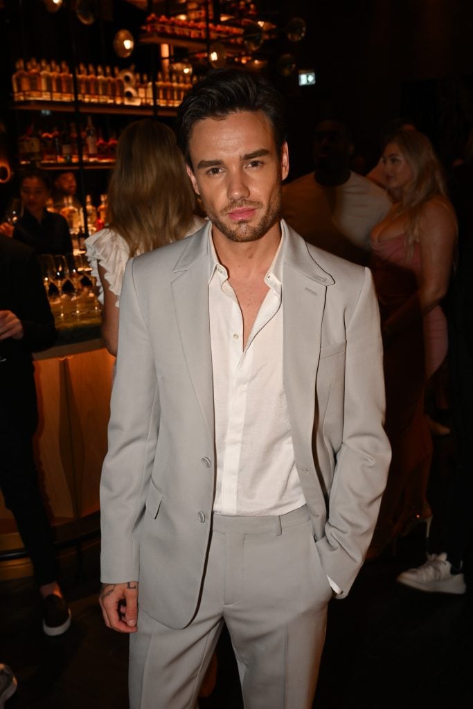 Liam Payne attends the star-studded Sake Ceremony hosted by Nobu Matsuhisa and Meir Teper to inaugurate the Grand Opening of Nobu Dubai, at Atlantis The Palm, on January 20, 2023 in Dubai, United Arab Emirates.
