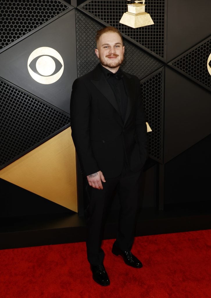 Zach Bryan attends the 66th GRAMMY Awards at Crypto.com Arena on February 04, 2024 in Los Angeles, California.