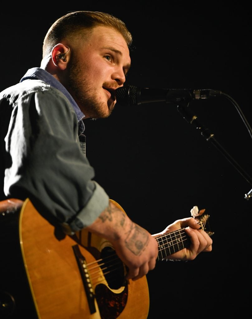 Zach Bryan performs at The Chelsea at The Cosmopolitan of Las Vegas on February 09, 2024 in Las Vegas, Nevada.