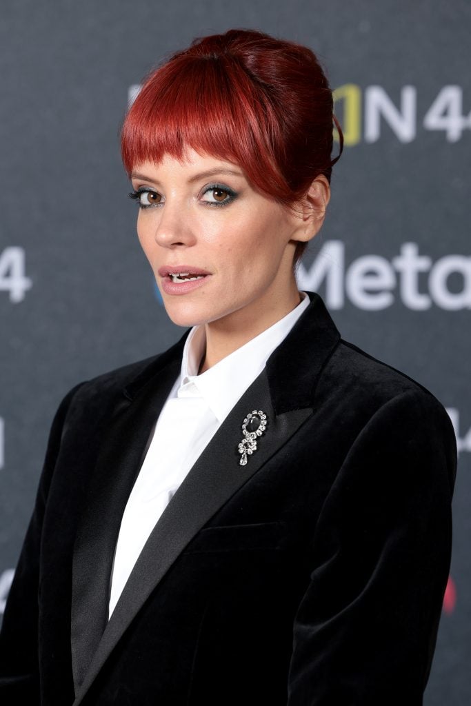 Lily Allen attends the Reimagining The Future Gala Dinner for Lewis Hamilton's Charitable Foundation, Mission 44 at The Design Museum on November 06, 2024 in London, England.