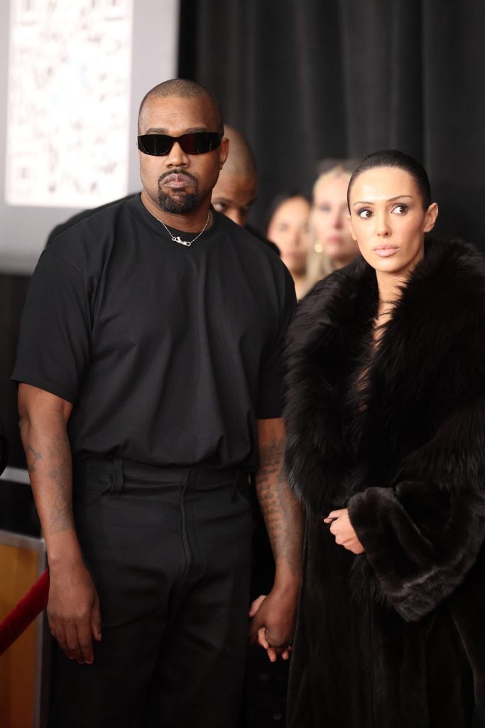 Kanye West
and Bianca Censori attend the 67th Annual GRAMMY Awards on February 02, 2025 in Los Angeles, California.